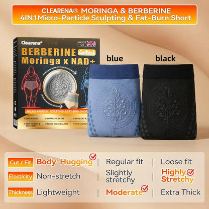 𝐎𝐟𝐟𝐢𝐜𝐢𝐚𝐥 𝐁𝐫𝐚𝐧𝐝 𝐒𝐭𝐨𝐫𝐞 🇬🇧| 𝐂𝐥𝐞𝐚𝐫𝐞𝐧𝐚® 𝟐𝟎𝟐𝟔 𝐌𝐨𝐫𝐢𝐧𝐠𝐚 x 𝐁𝐞𝐫𝐛𝐞𝐫𝐢𝐧𝐞 x 𝐍𝐀𝐃+ 𝟔-𝐈𝐧-𝟏 𝐌𝐢𝐜𝐫𝐨-𝐏𝐚𝐫𝐭𝐢𝐜𝐥𝐞 𝐒𝐜𝐮𝐥𝐩𝐭𝐢𝐧𝐠 & 𝐅𝐚𝐭-𝐁𝐮𝐫𝐧 𝐒𝐡𝐨𝐫𝐭𝐬 (Women + Men with Enhanced Male Vitality Blend)
